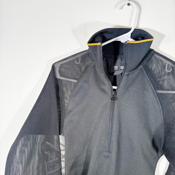 Adidas Ivy Park Beyonce Zip Mesh Long Sleeve Bodysuit Black Gold XS - Picture 8 of 15